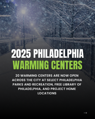 Philadelphia Warming Centers Winter 2025